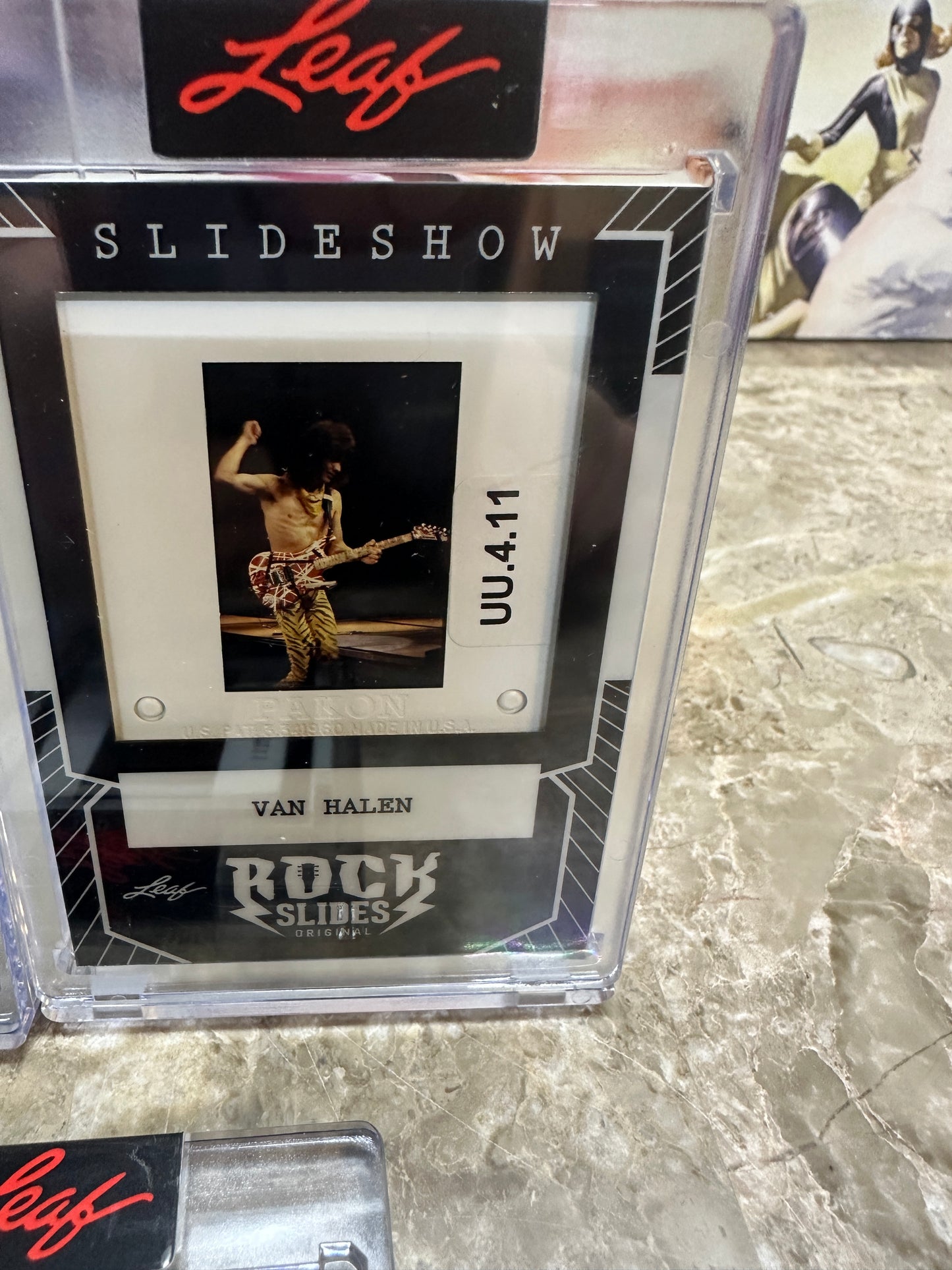 2026 Leaf Slideshow VAN HALEN 7-Slide LOT Classic David Lee Roth Era 1978-1984