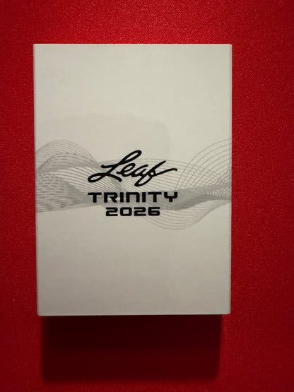 CJ Carr Dante Moore Maiava 2026 Leaf Trinity Football Tri-Fold Triple Patch Auto