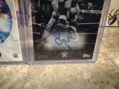 Gunther 2026 Topps Exalted WWE Black and White Signatures /25 + Base Lot