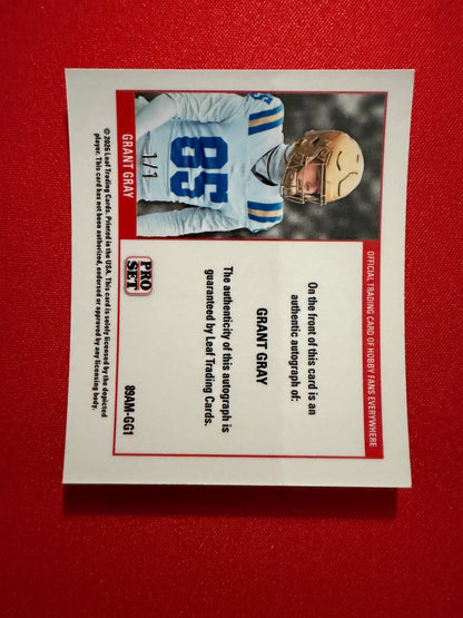 Grant Gray 2026 Leaf Pro Set Metal 1989 Mini Auto 1/1 Red Flood Super Prismatic