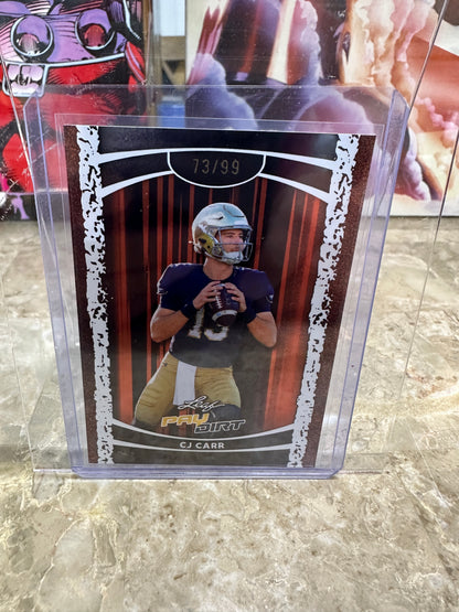 C.J. CARR 2026 Leaf Paydirt 73/99 - Notre Dame QB