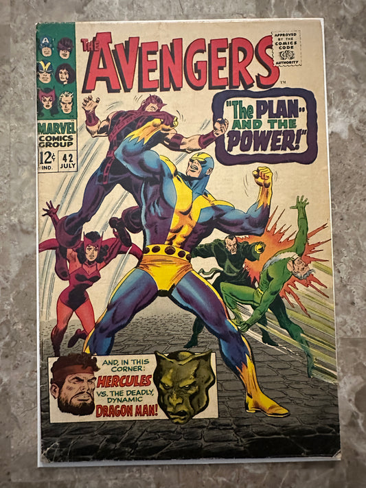 Avengers #42 VG+ 4.5 (Marvel Comics 1967)