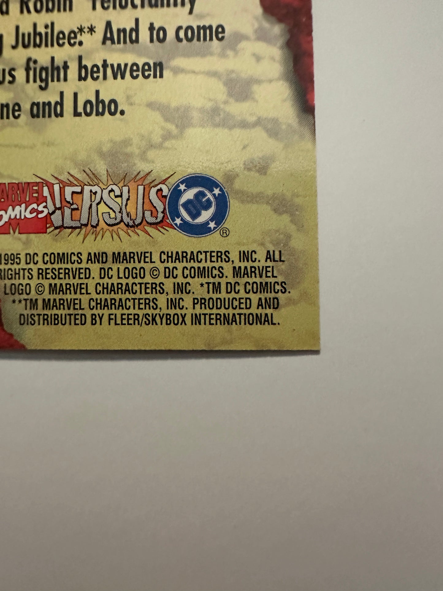 Wolverine/Lobo #55 (1995 Fleer DC vs. Marvel) - High grade