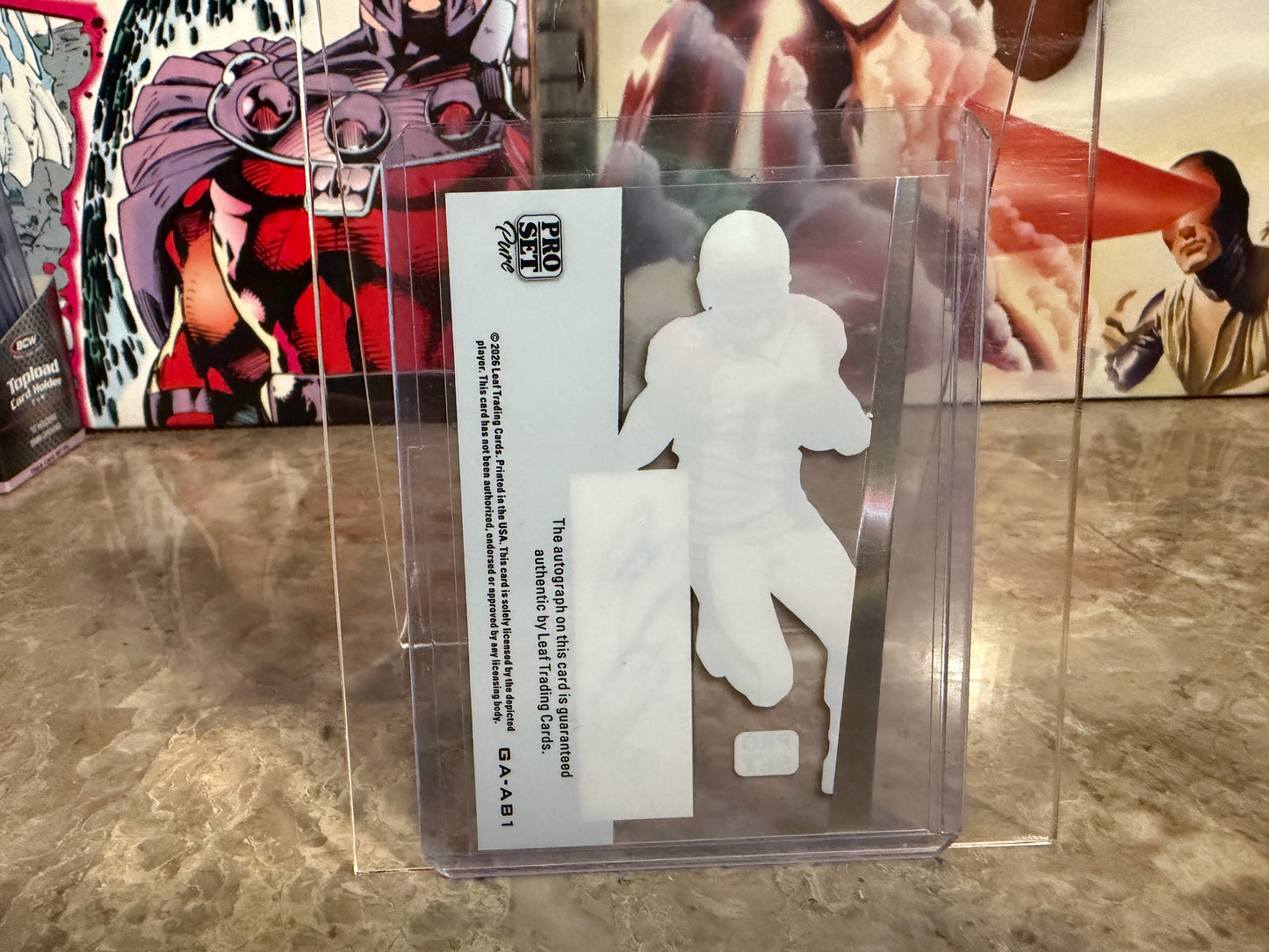 Anquan Boldin 2026 Leaf Pro Set Metal Football Pure Greatness Auto Gold 1/1