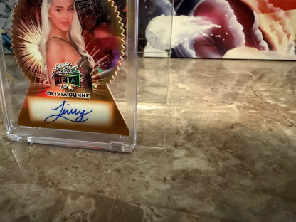 Livvy Dunne 2026 Leaf Metal Independence Day Fireworks Auto Gold 1/1