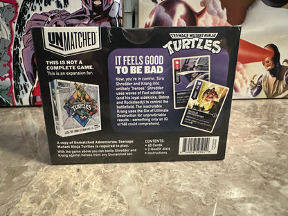 🍕 Unmatched: Teenage Mutant Ninja Turtles – Shredder vs. Krang Expansion