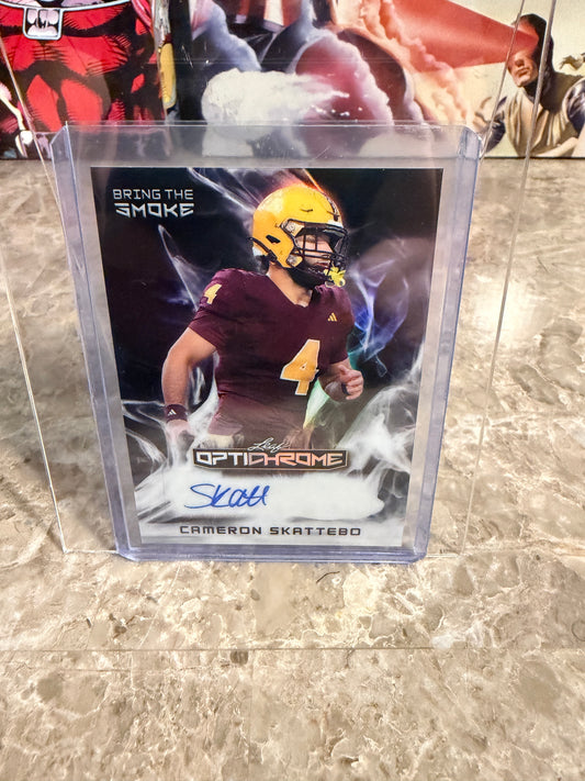 2026 Leaf Optichrome Football Cam Skattebo Bring The Smoke Auto /14 🔥🔥