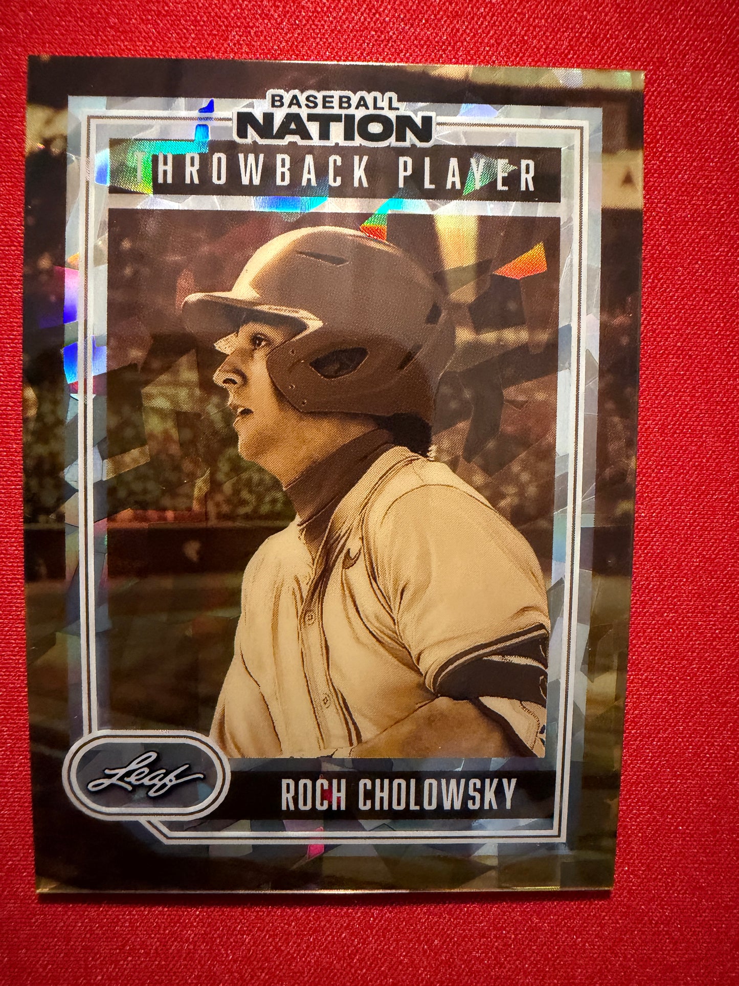 2026 Leaf Baseball Nation Roch Cholowsky Green Auto 3/5 Die-Cut & Silver /65 Lot