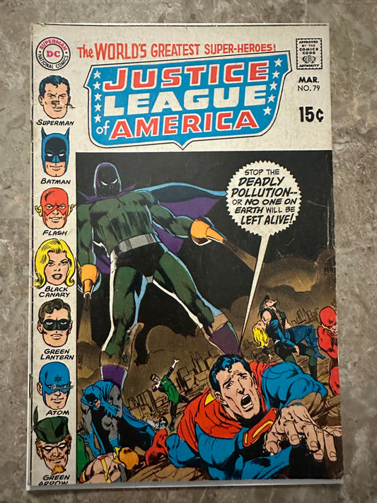 Justice League of America #79 VG- 3.5 (1970 DC)