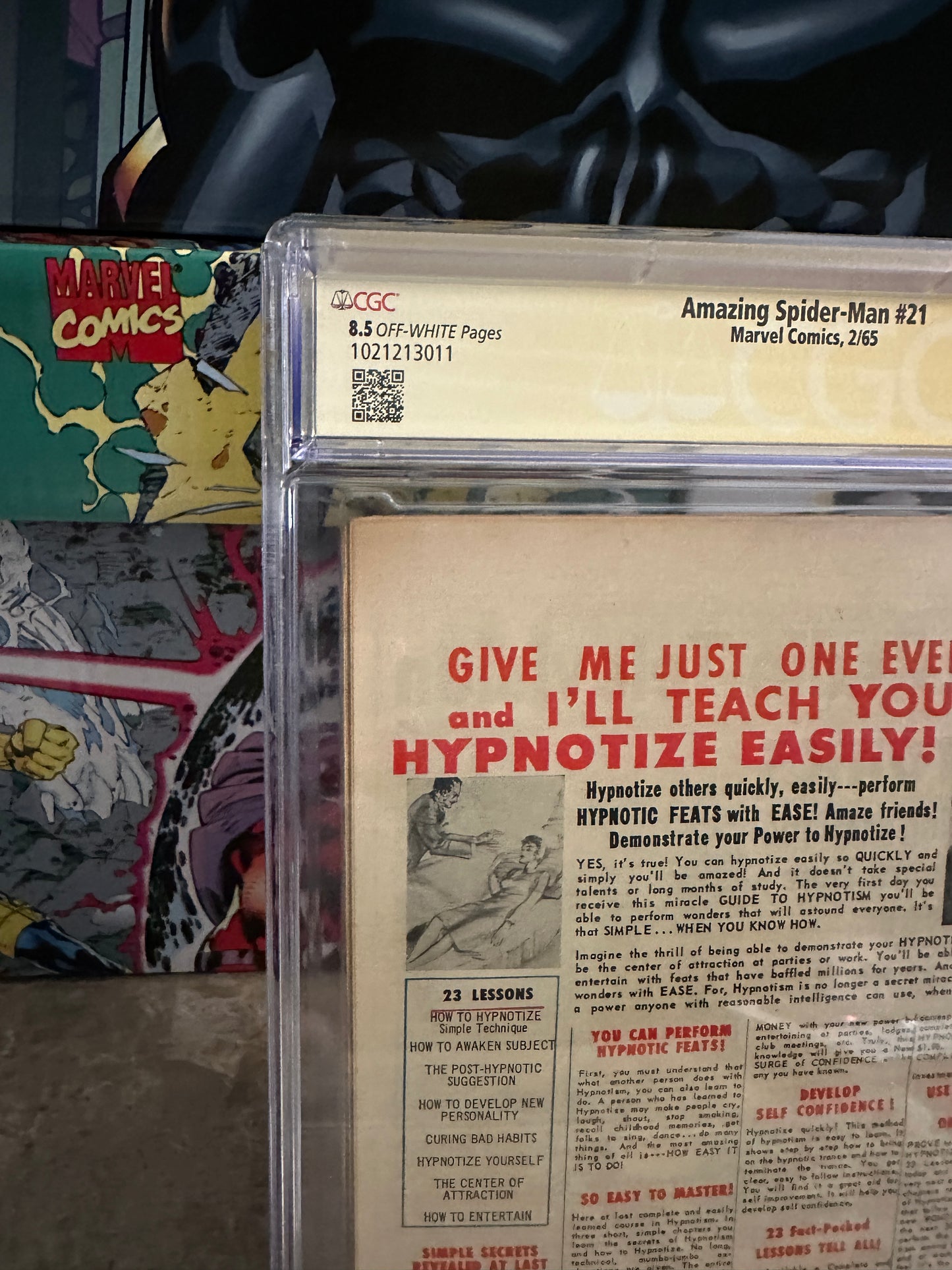 Amazing Spider-Man #21 CGC 8.5 OW SS Stan Lee (1965 Marvel)