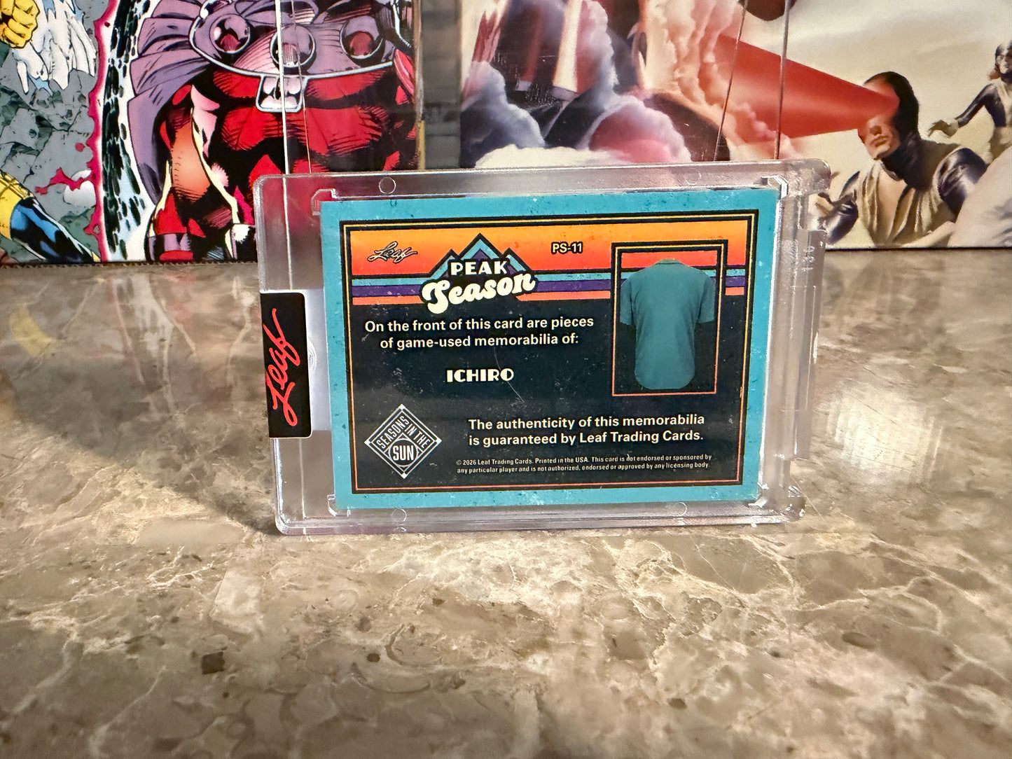 Ichiro 2026 Seasons In The Sun Baseball Peak Season Die-Cut Patch /20