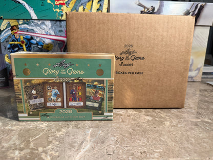 2026 Leaf Glory of the Game Soccer Hobby 10-Box Case