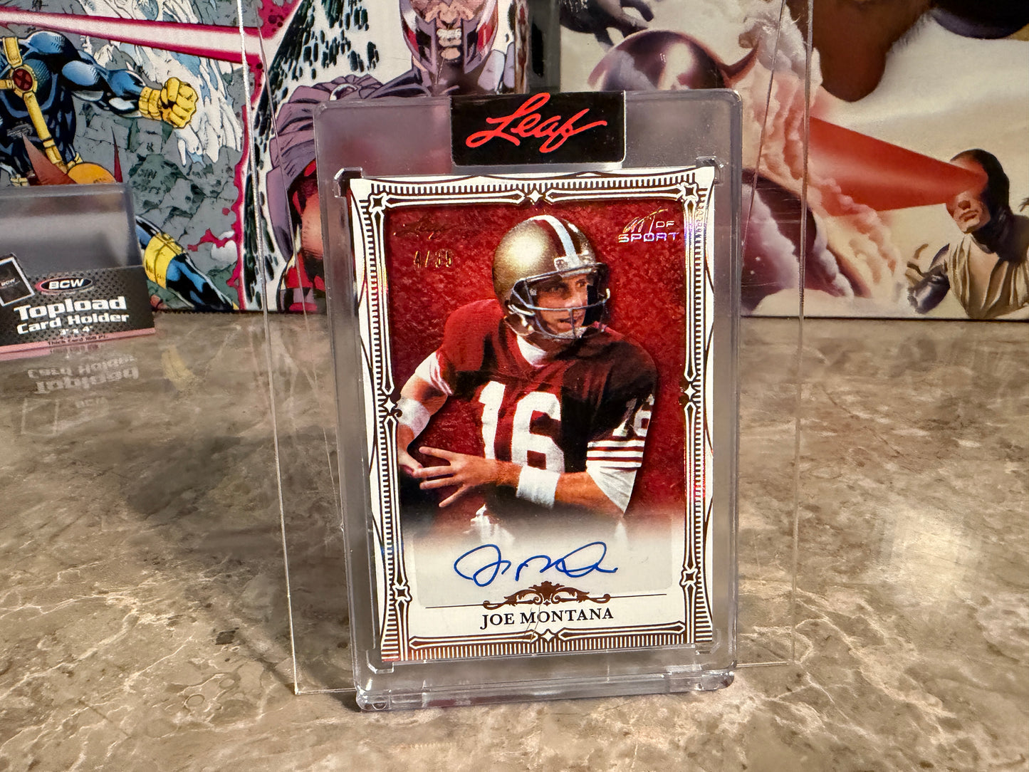 2026 Leaf Art of Sport Joe Montana Base Auto Bronze /35