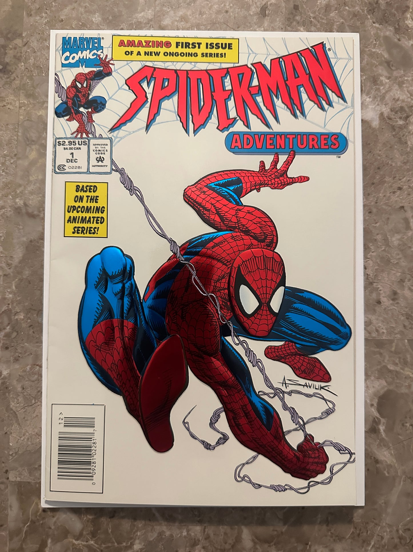 Spider-Man Adventures #1 Foil Newsstand VF/NM 9.0 (1994 Marvel)