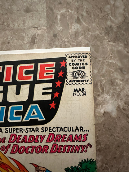 Justice League of America #34 VG 4.0 (1964 DC Comics)