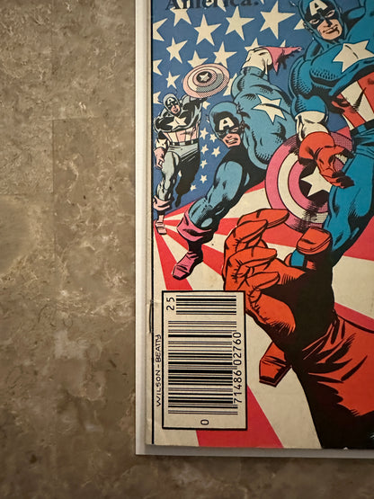 Captain America Annual #6 Newsstand FN/VF 7.0 (1982 Marvel)