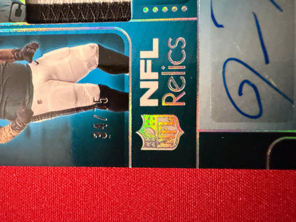 Jason Peters 2025 Panini Silhouette Football NFL Relics Auto Multicolor Patch /75