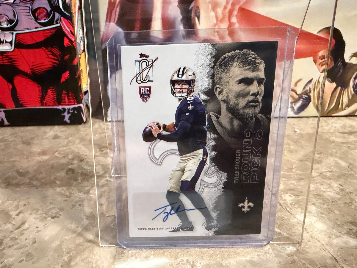 Tyler Shough 2025 Topps Signature Class Football Base Auto #104