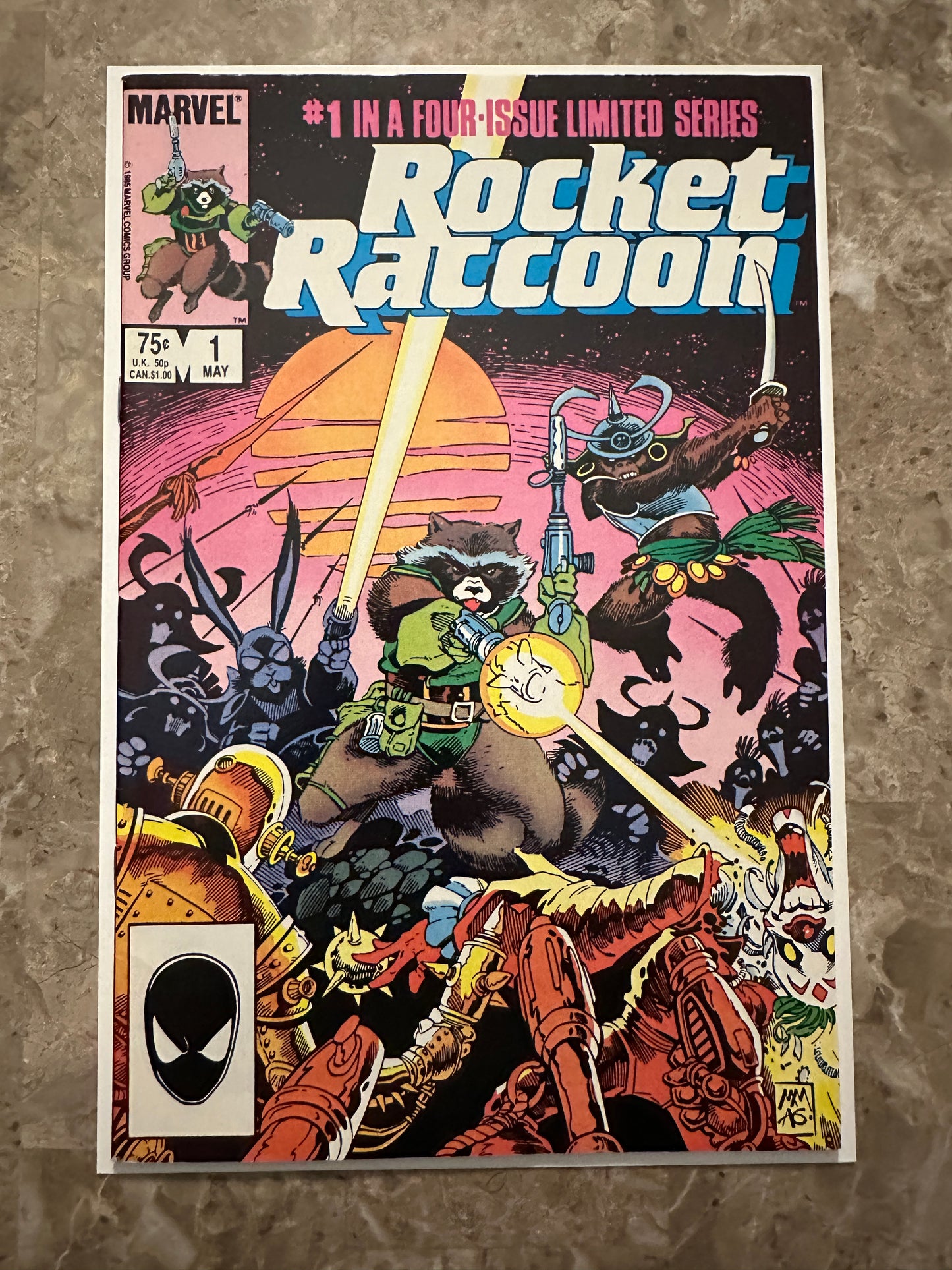 Rocket Raccoon #1-4 Full Set High Grade Newsstand (1985 Marvel Comics)