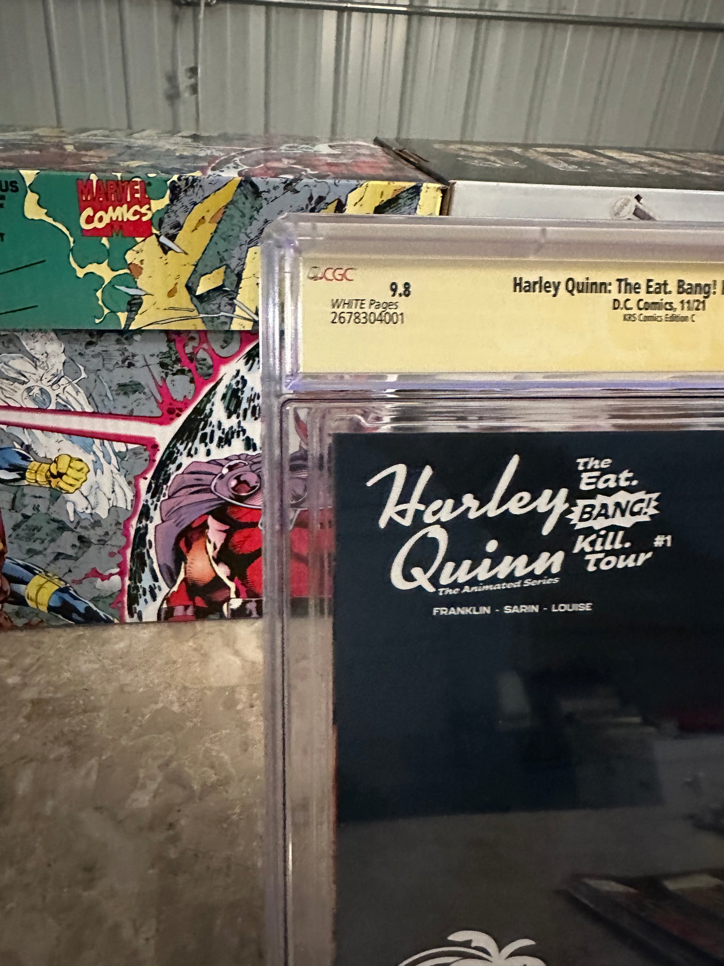 Harley Quinn: The Eat. Bang! Kill. Tour #1 CGC 9.8 SS Natali Sanders KRS (2021)