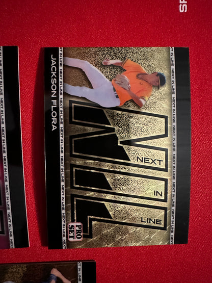 2026 Pro Set NIL Lot Justin Lebron /6 TWO 1/1s Flora Super Prismatic Appenzeller Gold