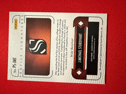 J. Michael Sturdivant 2025 Panini Silhouette Football Profile Signatures /199