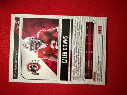 Caleb Downs 2025 Panini Silhouette Football Base Silver /149 #27
