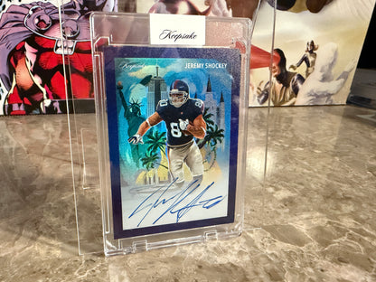 2025 Keepsake Jeremy Shockey Collection On-Card Auto 22/50