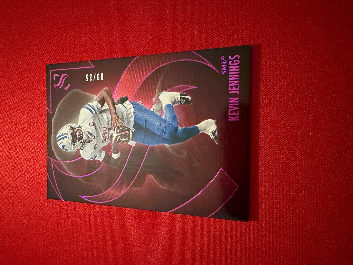Kevin Jennings 2025 Panini Silhouette Football Base Pink /35 #84
