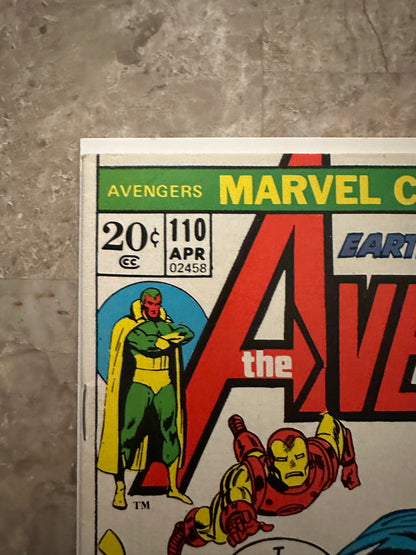 Avengers #110 VF- 7.5 (Marvel Comics 1973)