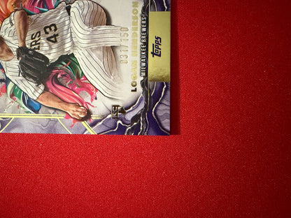 2025 Topps Inception Logan Henderson RC Rookie Card Purple /150 #12