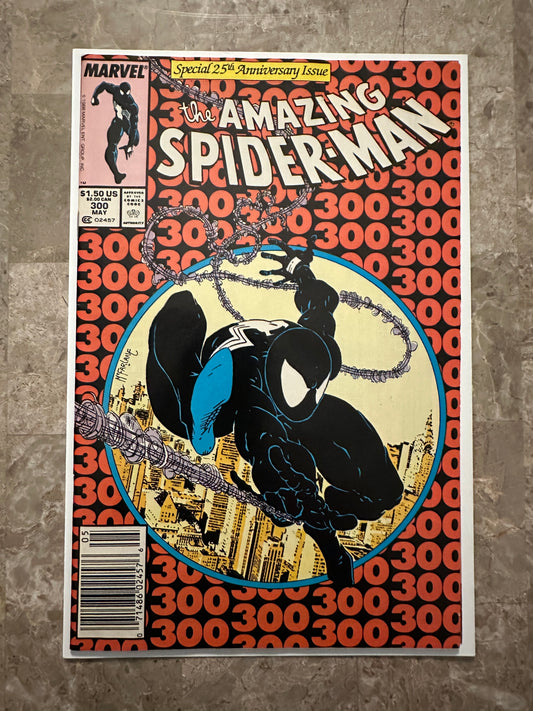 Amazing Spider-Man #300 Newsstand FN+ 6.5 (Marvel Comics 1988) - 1st Venom