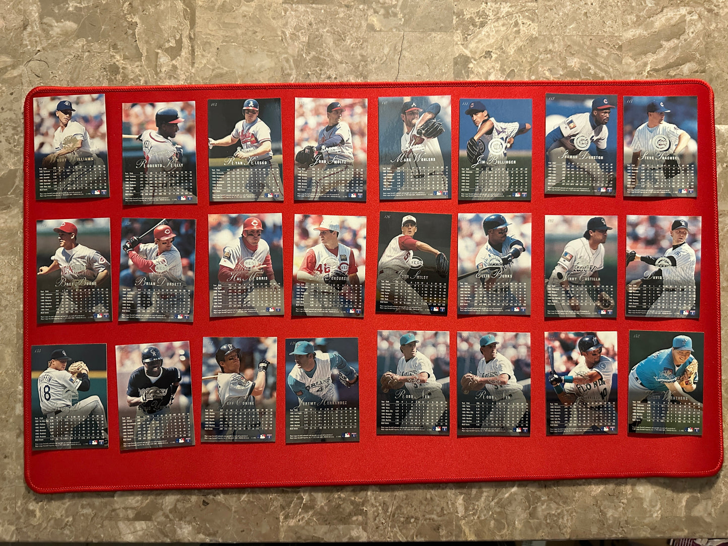 1995 Fleer Flair Lot of 170 - Minimal Duplication
