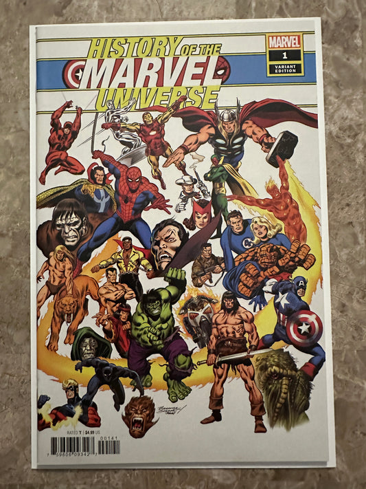 History of the Marvel Universe 1:100 NM 9.4 (2019 Marvel) - John Buscema