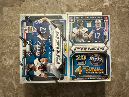 2021 Panini Prizm Football Blaster Box + Hanger Box
