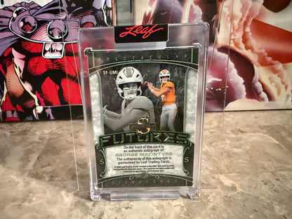George MacIntyre 2026 Leaf Spectacular Football Futures Auto Silver /30