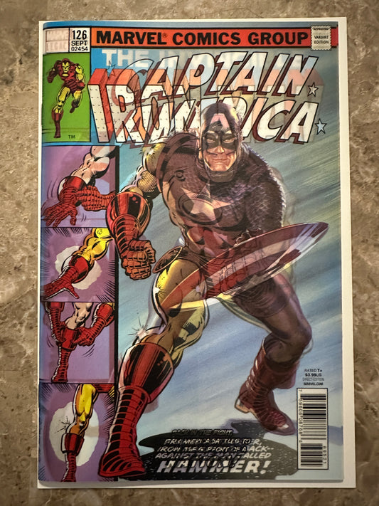 Captain America #695 Lenticular Cover (Marvel Comics 2018)
