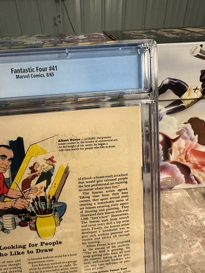 Fantastic Four #41 CGC 8.5 (1965 Marvel) - Brand New Case