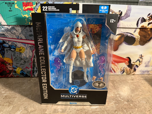 McFarlane Collector Edition #22 DC Multiverse Raven (White Costume) Platinum