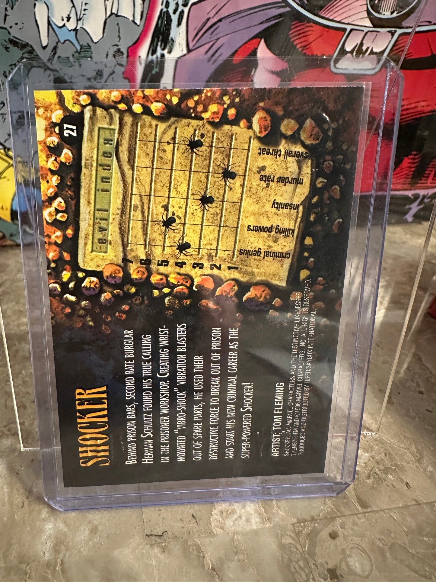 Shocker #27 (1996 Marvel Fleer Spider-Man Premium) - High grade