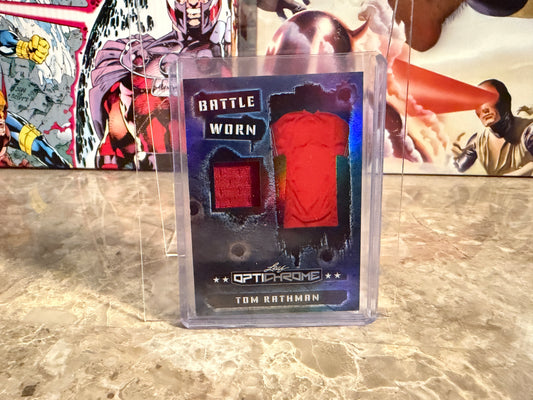 2026 Leaf Optichrome Tom Rathman Battle Worn Game-Used Patch 8/8