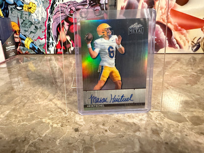Mason Heintschel Leaf Metal Football Stainless Auto Silver 12/12 Bookend