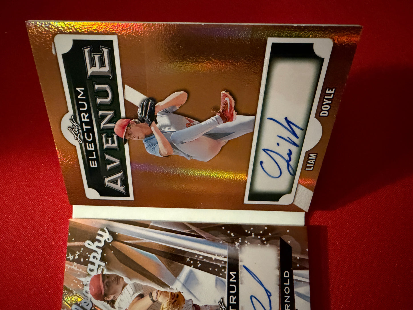 Kade Anderson / Seth Hernandez / Arnold / Doyle 2026 Leaf Electrum Collection 4 Auto Booklet