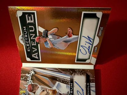 Kade Anderson / Seth Hernandez / Arnold / Doyle 2026 Leaf Electrum Collection 4 Auto Booklet
