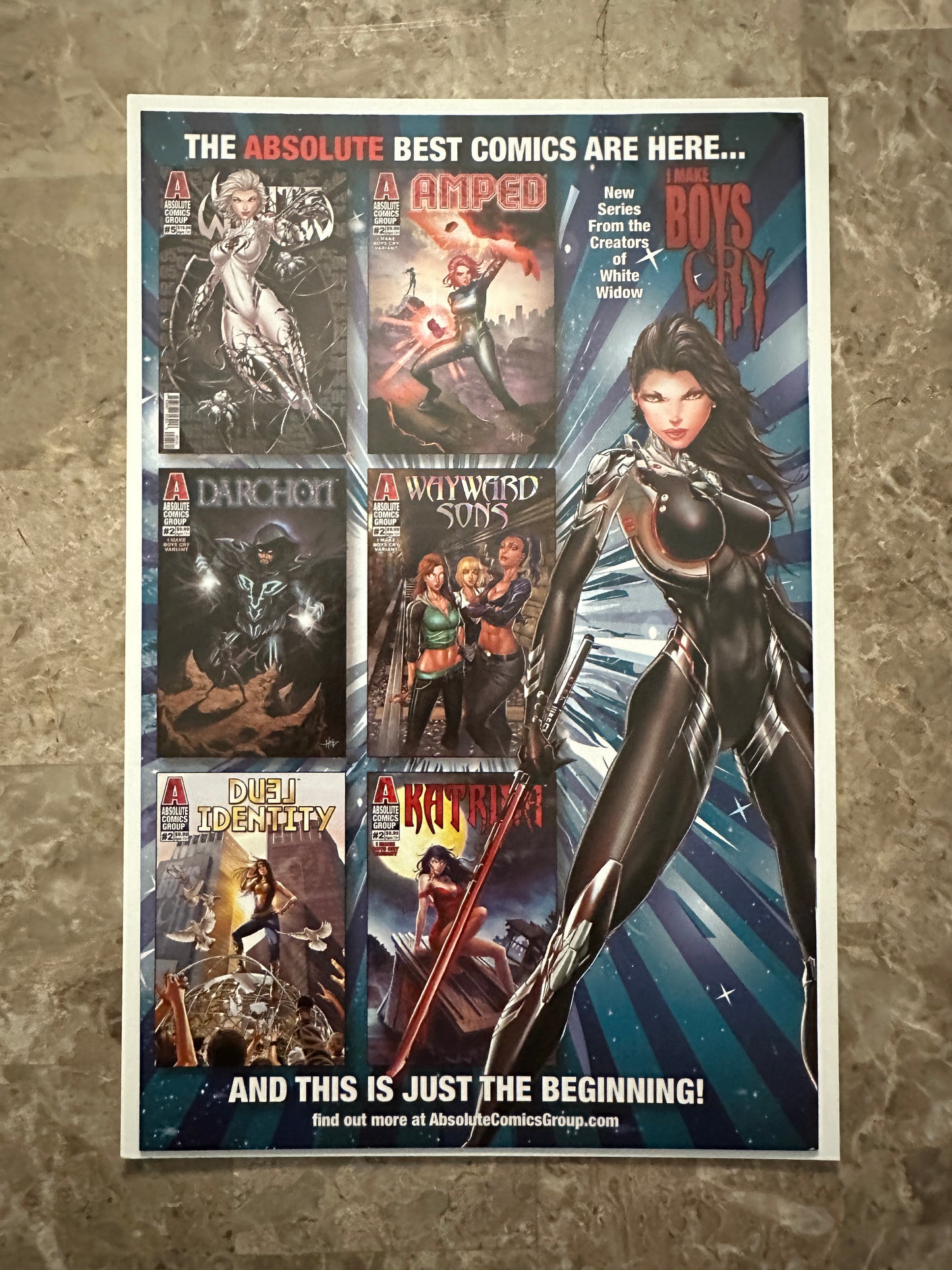 White Widow #1-4 Starter Set Higher Grade (Absolute Comics Groups 2020)