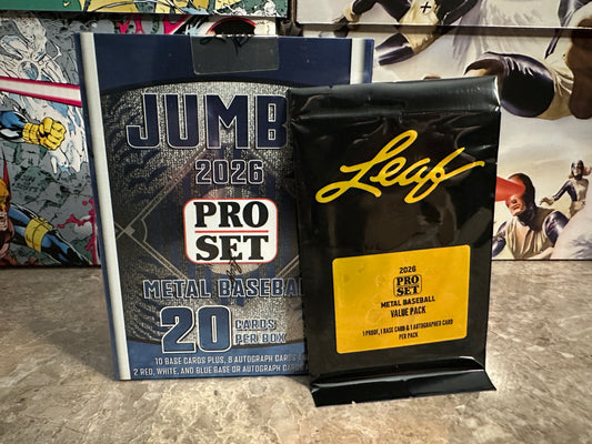 Leaf Pro Set Metal Baseball Jumbo Box + Value Pack (2026)