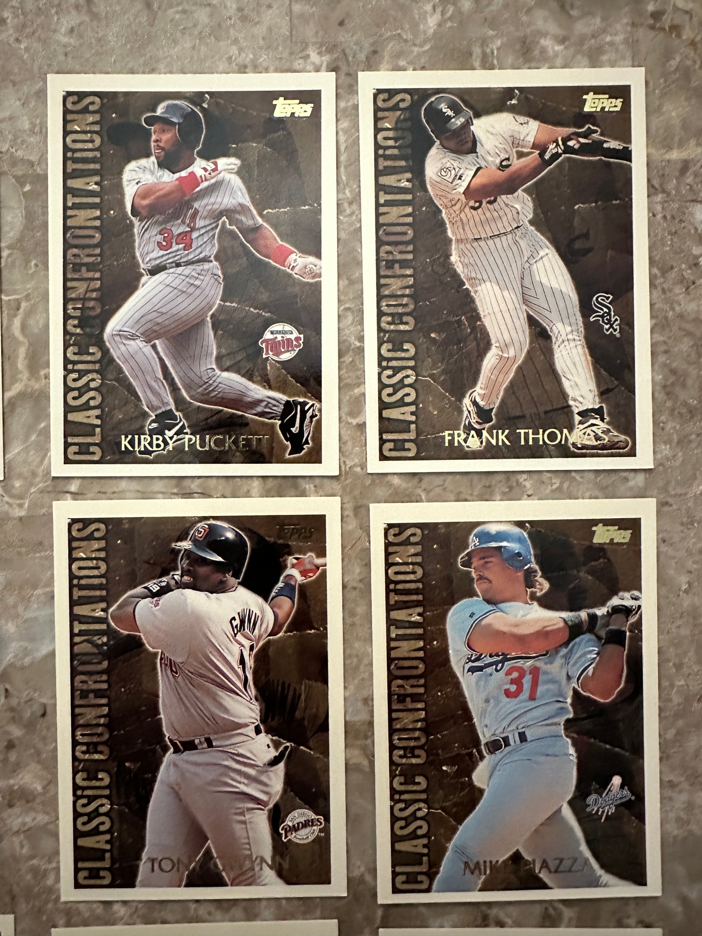 1996 Topps Classic Confrontations Full Set (15 card set)