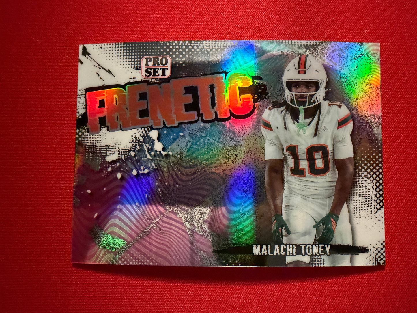 Malachi Toney 2026 Leaf Pro Set Metal Football Frenetic /5 #FB-36