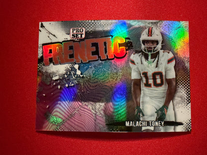 Malachi Toney 2026 Leaf Pro Set Metal Football Frenetic /5 #FB-36