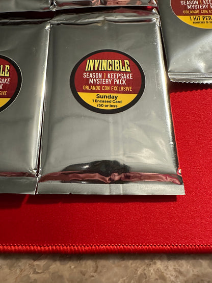 Invincible Season 1 Keepsake Orlando MegaCon 5 Mystery Pack Bundle (March 2026)